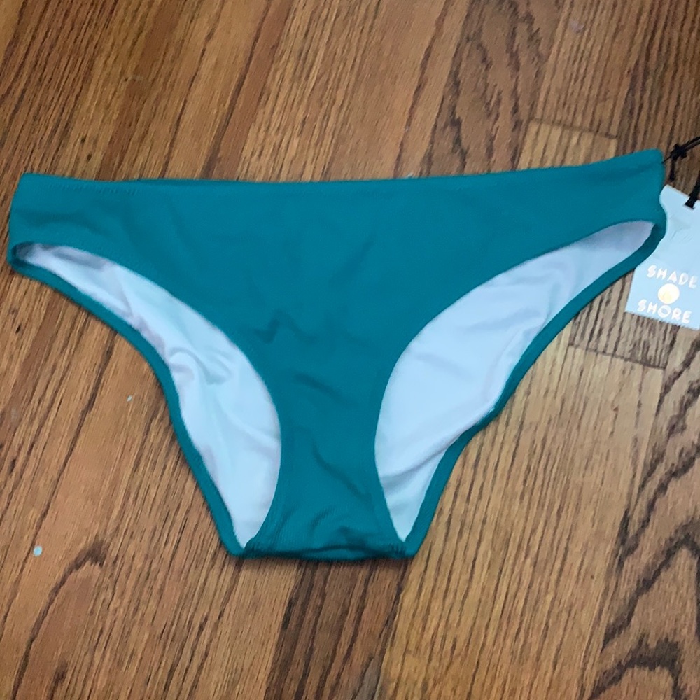 Brand new never worn teal bathing suit bottoms